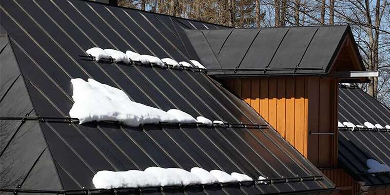 Installing Snow Guards On Metal Roof - Metal Roof Company